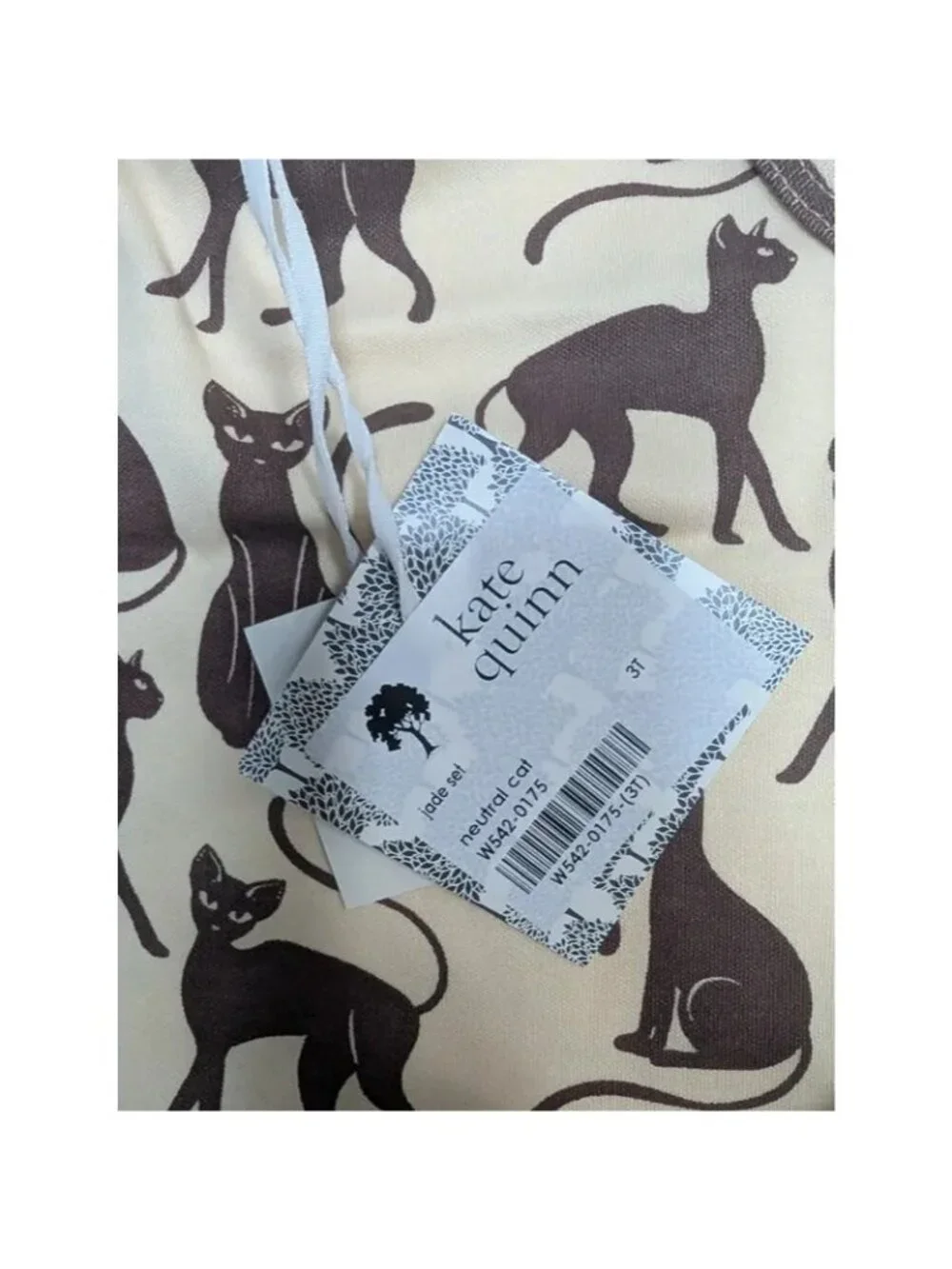 Kate Quinn Neutral Cats 3T Tank Jade Set